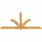 Ekena Millwork Redmond Rough Sawn Timber Gable Bracket, Western Red Cedar, 72"W x 42"H x 2"D x 4"F, 14/12 Pitch GBW072X42X0204RED00RWR - alternate 5